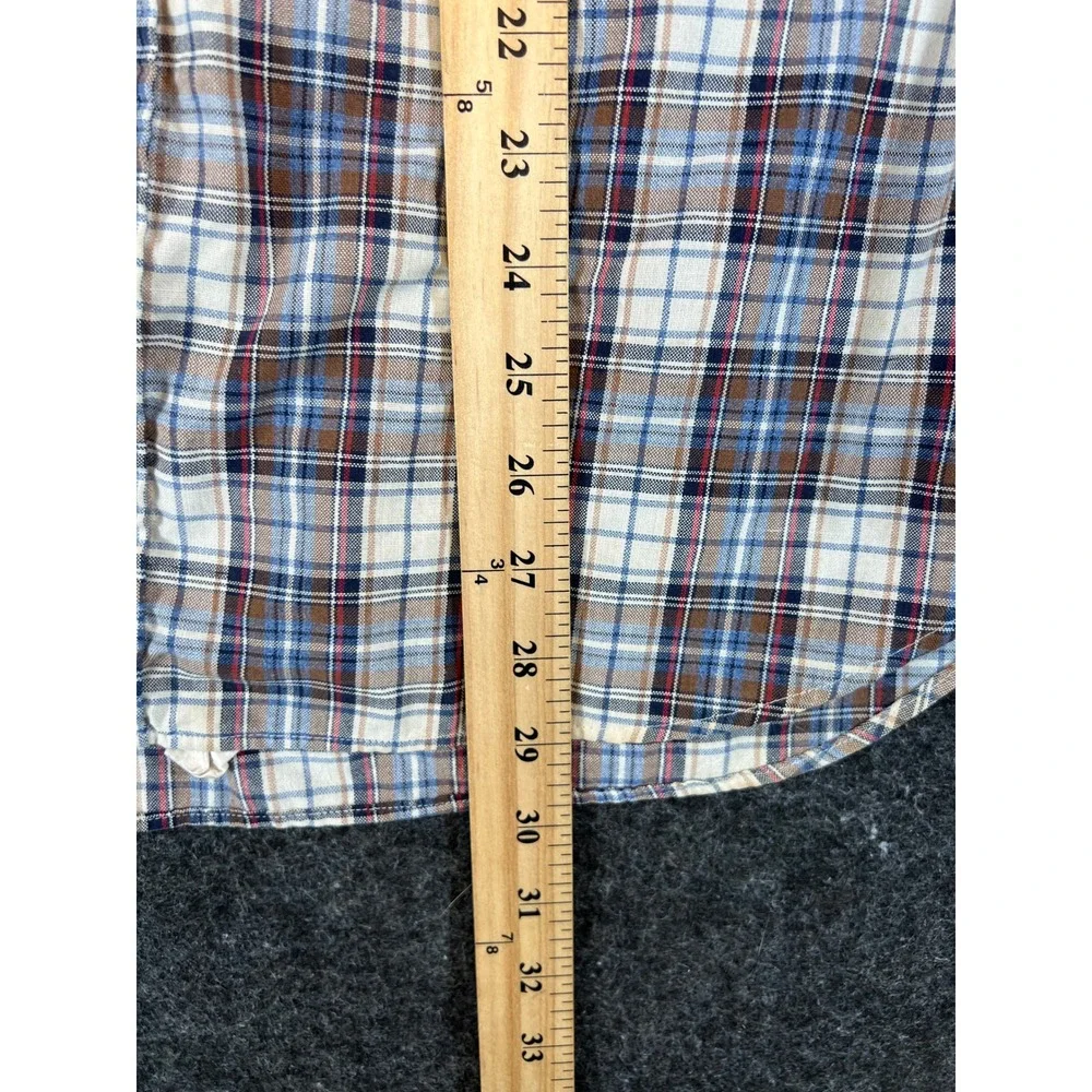 VTG 70s Pen West Plaid Flannel Shirt Mens M Pendleton Insane Fade Side Gussets